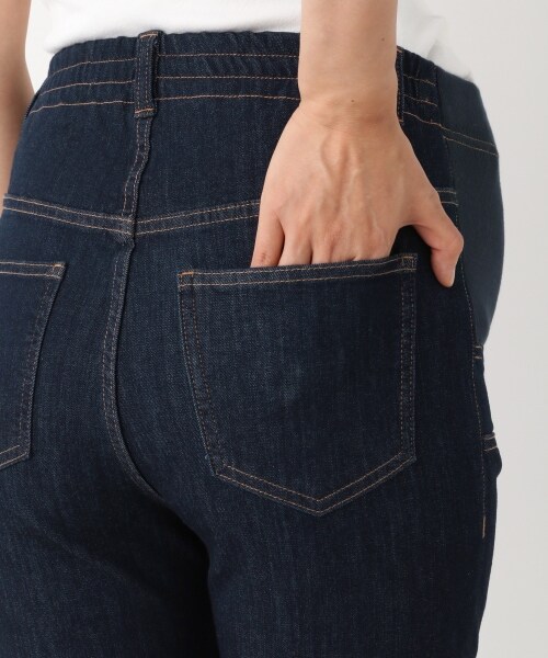LEPSIM（レプシィム）の「マタニティ／４ＷＡＹデニムスリムパンツ（パンツ・ブルー/ネイビー）」の11枚目の写真