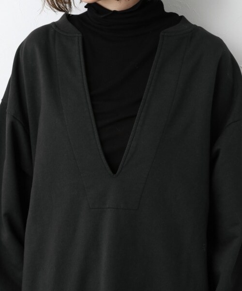 A part by(アパートバイ)の「Coスキッパーウラケスウェット(トップス・オフホワイト/ブラック/ライトグリーン)」の17枚目の写真