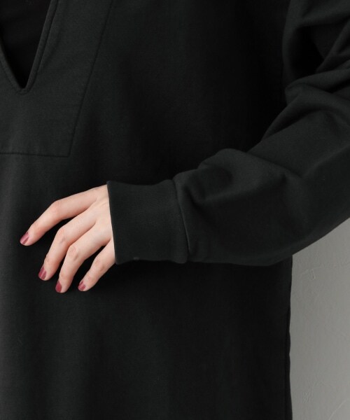 A part by(アパートバイ)の「Coスキッパーウラケスウェット(トップス・オフホワイト/ブラック/ライトグリーン)」の19枚目の写真