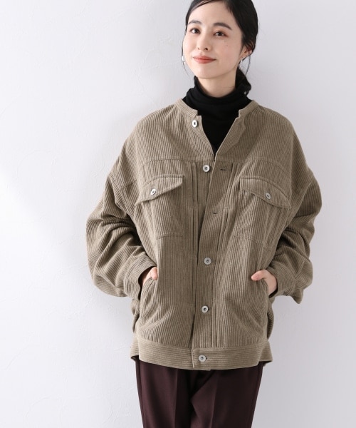 LOWRYS FARM（ローリーズファーム）の「コーデュロイノーカラー