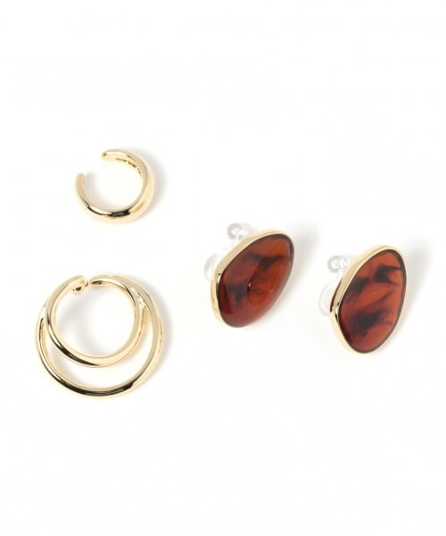 LOWRYS FARM（ローリーズファーム）の「レイヤードカフ＊ジュシイヤリング（アクセサリー・シルバー/1/ゴールド/5）」の10枚目の写真