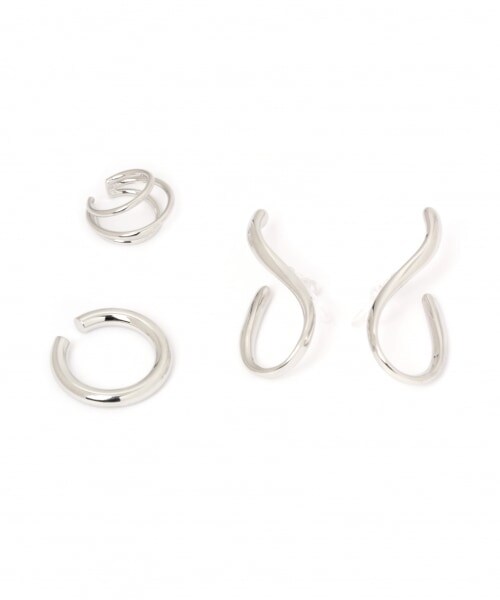 LOWRYS FARM（ローリーズファーム）の「レイヤードカフ＊ジュシイヤリング（アクセサリー・シルバー/1/ゴールド/5）」の7枚目の写真