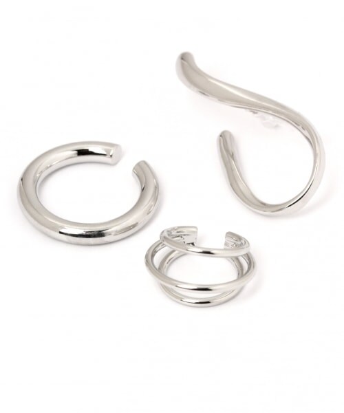 LOWRYS FARM（ローリーズファーム）の「レイヤードカフ＊ジュシイヤリング（アクセサリー・シルバー/1/ゴールド/5）」の14枚目の写真