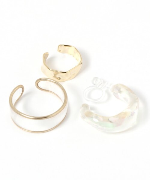 LOWRYS FARM（ローリーズファーム）の「レイヤードカフ＊ジュシイヤリング（アクセサリー・シルバー/1/ゴールド/5）」の19枚目の写真