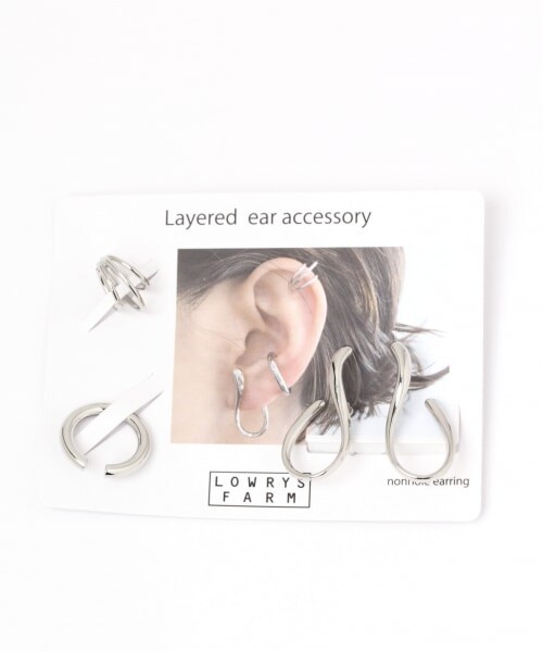 LOWRYS FARM（ローリーズファーム）の「レイヤードカフ＊ジュシイヤリング（アクセサリー・シルバー/1/ゴールド/5）」の20枚目の写真