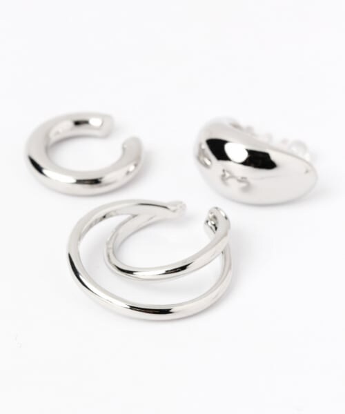 LOWRYS FARM（ローリーズファーム）の「レイヤードカフ＊ジュシイヤリング（アクセサリー・シルバー/1/ゴールド/5）」の15枚目の写真