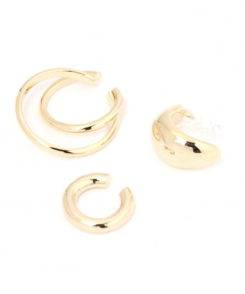 LOWRYS FARM（ローリーズファーム）の「レイヤードカフ＊ジュシイヤリング（アクセサリー・シルバー/1/ゴールド/5）」の16枚目の写真