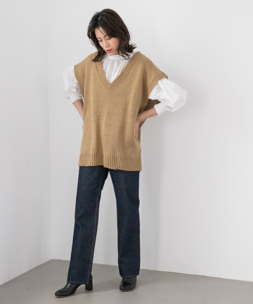 LOWRYS FARM（ローリーズファーム）の「ＣＯＮＥストレートパンツ（パンツ・USED/ワンウォッシュ）」の4枚目の写真