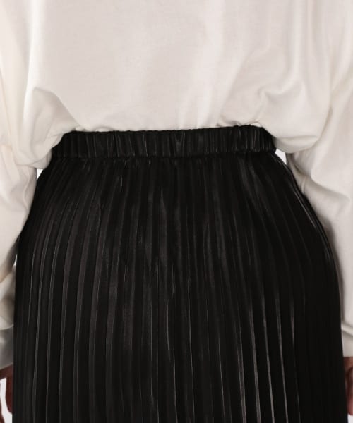 LOWRYS FARM（ローリーズファーム）の「シアープリーツスカート２（スカート・アイボリー/ブラック/ベージュ/カーキ）」の11枚目の写真