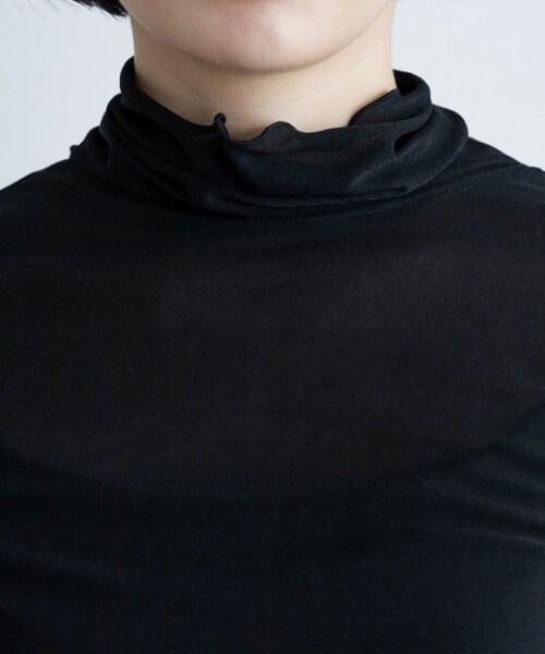 PAGEBOY（ページボーイ）の「シアータートルインナーセット（トップス・ホワイト/ブラック/シアン）」の19枚目の写真