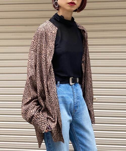 PAGEBOY（ページボーイ）の「シアータートルインナーセット（トップス・ホワイト/ブラック/シアン）」の8枚目の写真