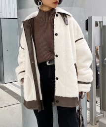 PAGEBOY | エコファーB-３ジャケット(ジャケット/アウター)