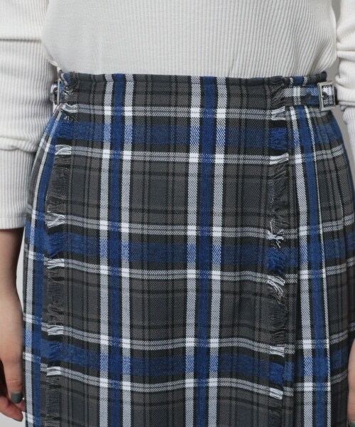 PAGEBOY（ページボーイ）の「モールチェックスカート（スカート・グリーン系/ブルー系）」の12枚目の写真