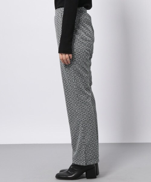 PAGEBOY(ページボーイ)の「キカガラジャガードカットパンツ(パンツ・ブラック/グレージュ)」の8枚目の写真