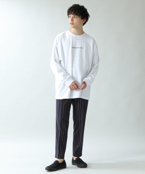 RAGEBLUE(レイジブルー)の「<セットアップ着用可能>TR柄スラックス(パンツ・グレー(ストライプ)/ネイビー(ストライプ))」の8枚目の写真