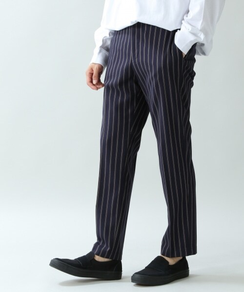 RAGEBLUE(レイジブルー)の「<セットアップ着用可能>TR柄スラックス(パンツ・グレー(ストライプ)/ネイビー(ストライプ))」の2枚目の写真