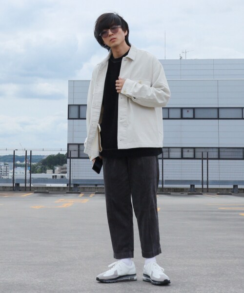 RAGEBLUE(レイジブルー)の「<欠品カラー予約受付中>USAコーデュロイワイドテーパードパンツ(パンツ・ホワイト/ブラック/グレー/ブラウン/グリーン系)」の10枚目の写真