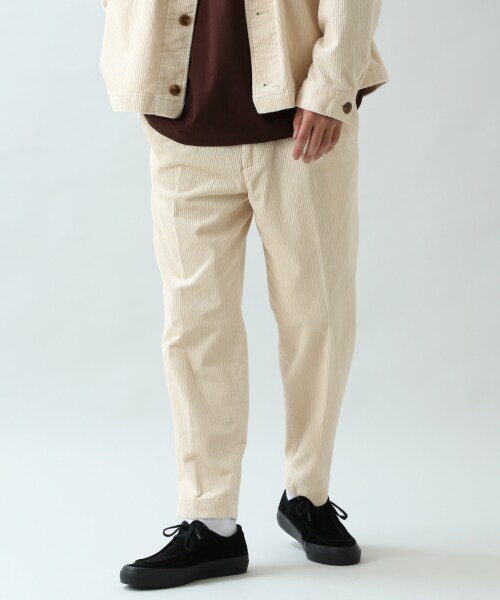 RAGEBLUE(レイジブルー)の「<欠品カラー予約受付中>USAコーデュロイワイドテーパードパンツ(パンツ・ホワイト/ブラック/グレー/ブラウン/グリーン系)」の20枚目の写真