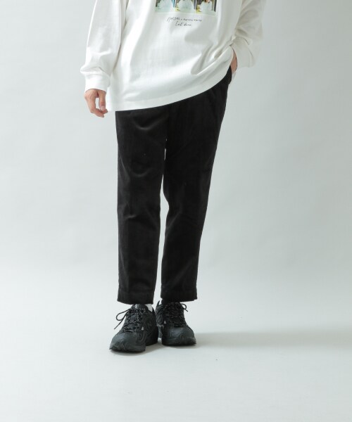 RAGEBLUE(レイジブルー)の「<欠品カラー予約受付中>USAコーデュロイワイドテーパードパンツ(パンツ・ホワイト/ブラック/グレー/ブラウン/グリーン系)」の21枚目の写真
