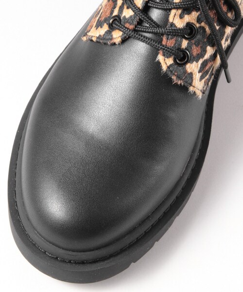 RAGEBLUE（レイジブルー）の「プレーントゥシューズ（シューズ・ブラック/レオパード）」の12枚目の写真