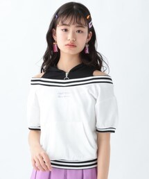 repipi armario（レピピ アルマリオ）の「カサネギリングZIPパーカー（トップス）」