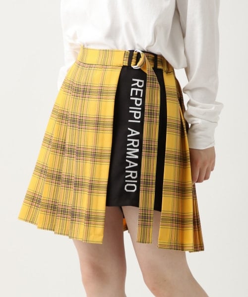 repipi armario（レピピ アルマリオ）の「サイドロゴカサネプリーツ