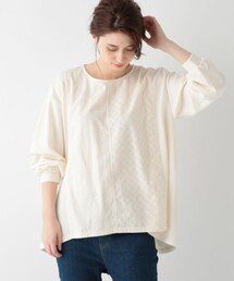 studio CLIP | フロントレースコンビチュニックプルオーバー(トップス)