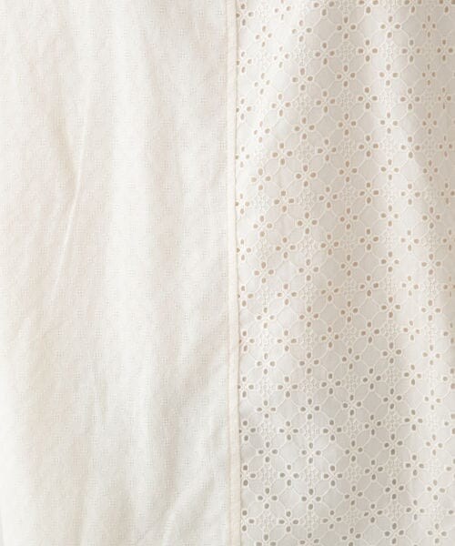 studio CLIP（スタディオクリップ）の「フロントレースコンビチュニックプルオーバー（トップス・オフホワイト/ライトブルー/ネイビー）」の14枚目の写真