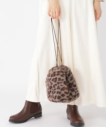 studio CLIP | アソートボアファー巾着バッグ(バッグ)