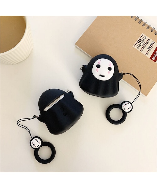 no brand（ノーブランド）の「ミニ カオナシ エアーポッズプロケース