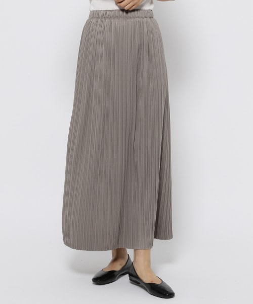 GLOBAL WORK（グローバルワーク）の「Iラインカットプリーツスカート
