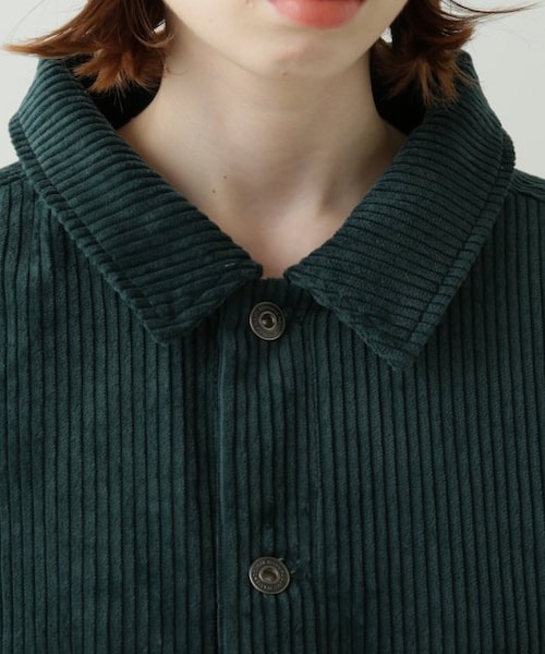 DOUBLE NAME（ダブルネーム）の「BIGポケコーデュロイブルゾン（ジャケット/アウター・レディース・グリーン/ブラウン/パープル/生成・FREE）」の11枚目の写真