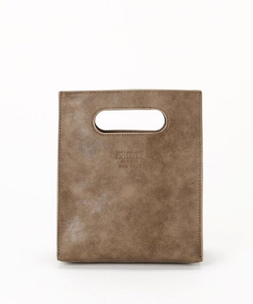 DOUBLE NAME（ダブルネーム）の「持ち手付き合皮ショルダーBAG（バッグ・レディース・黒/ブラウン/グレー・FREE）」の12枚目の写真