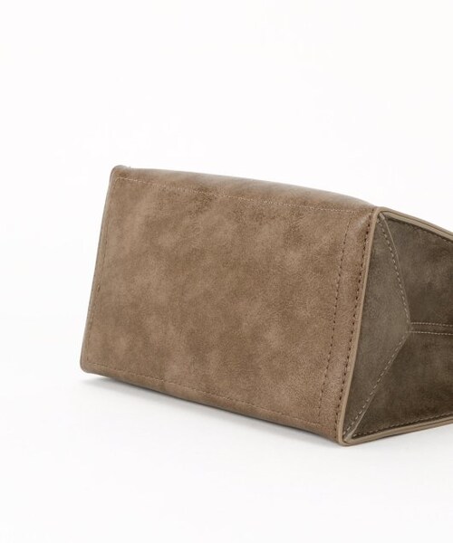 DOUBLE NAME（ダブルネーム）の「持ち手付き合皮ショルダーBAG（バッグ・レディース・黒/ブラウン/グレー・FREE）」の15枚目の写真