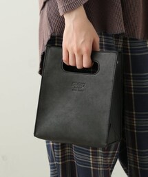DOUBLE NAME | 持ち手付き合皮ショルダーBAG(バッグ)