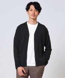 TAKEO KIKUCHI（タケオキクチ）の「ウォッシャブル ガンジーニットカーディガン（トップス・メンズ）」