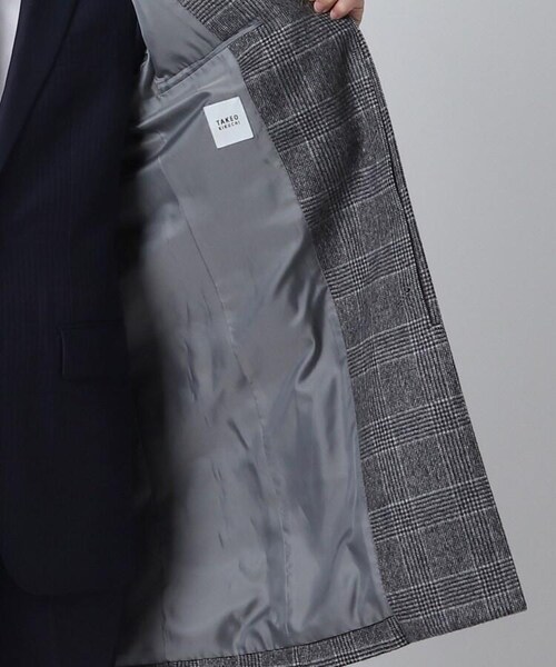 TAKEO KIKUCHI（タケオキクチ）の「グレンチェックコート（）」 - WEAR
