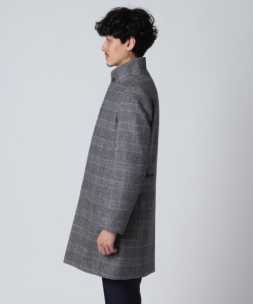 TAKEO KIKUCHI(タケオキクチ)の「グレンチェックコート(ジャケット/アウター・メンズ・チャコールグレー(214)・02(M)/03(L)/04(LL))」の4枚目の写真