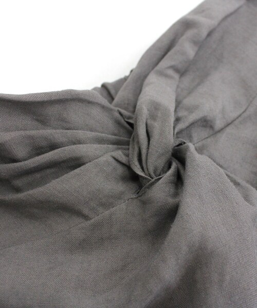 RNA-N（アールエヌエーエヌ）の「R3739 レーヨン麻ツイストデザインパンツ（パンツ・レディース・グレー/ブラウン/ブルーグレー）」の11枚目の写真