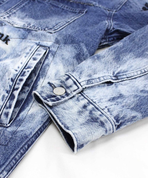 RNA（アールエヌエー）の「J1947 コントラストエフェクトGジャン（ジャケット/アウター・レディース・加工色(インディゴ)/加工色(ブラック)）」の13枚目の写真