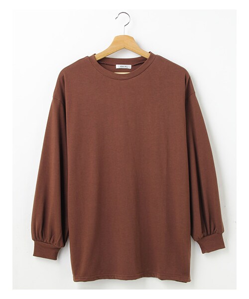 INGNI(イング)の「チュニックロングTシャツ(トップス・レディース・オフホワイト/スミクロ/ベージュ/ブラウン・M)」の8枚目の写真