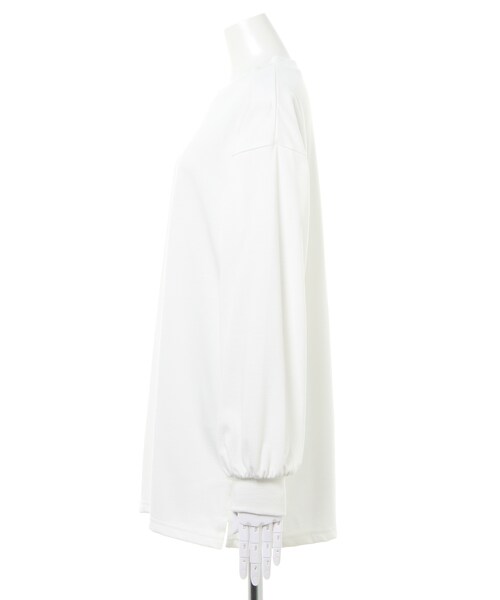 INGNI(イング)の「チュニックロングTシャツ(トップス・レディース・オフホワイト/スミクロ/ベージュ/ブラウン・M)」の1枚目の写真