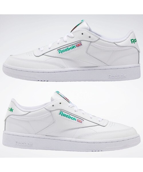 Reebok（リーボック）の「クラブ シー / CLUB C 85（シューズ・ホワイト/グリーン(AR0456)/ホワイト/シャークグレー(AR0455)）」の22枚目の写真