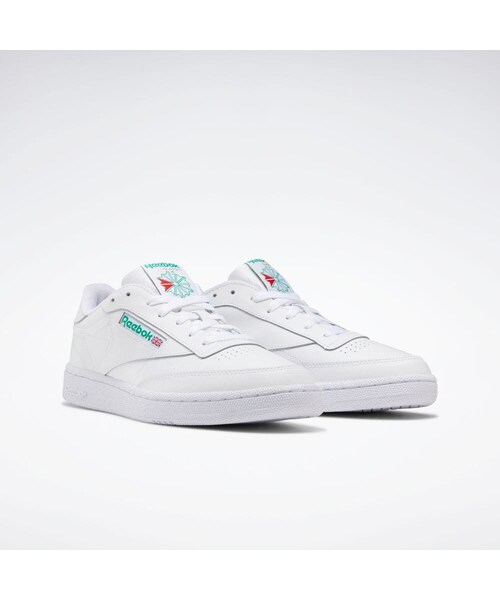 Reebok（リーボック）の「クラブ シー / CLUB C 85（シューズ・ホワイト/グリーン(AR0456)/ホワイト/シャークグレー(AR0455)）」の14枚目の写真
