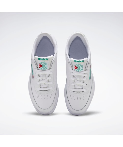 Reebok（リーボック）の「クラブ シー / CLUB C 85（シューズ・ホワイト/グリーン(AR0456)/ホワイト/シャークグレー(AR0455)）」の18枚目の写真