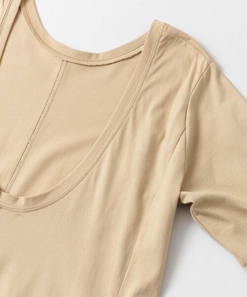 CASA FLINE（カーサフライン）の「CASA FLINE オーガニックコットンカットソーワンピース（その他・レディース・NAVY/BEIGE・FREE）」の20枚目の写真