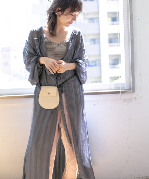 KBF（ケイビーエフ）の「2WAYプリーツシアーワンピース（）」 - WEAR
