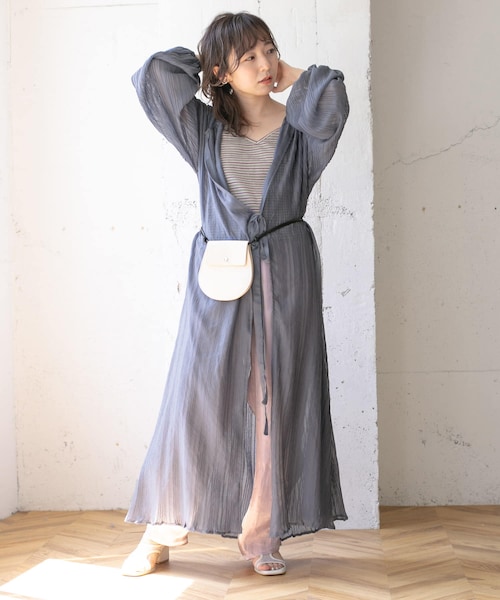 KBF（ケイビーエフ）の「2WAYプリーツシアーワンピース（）」 - WEAR