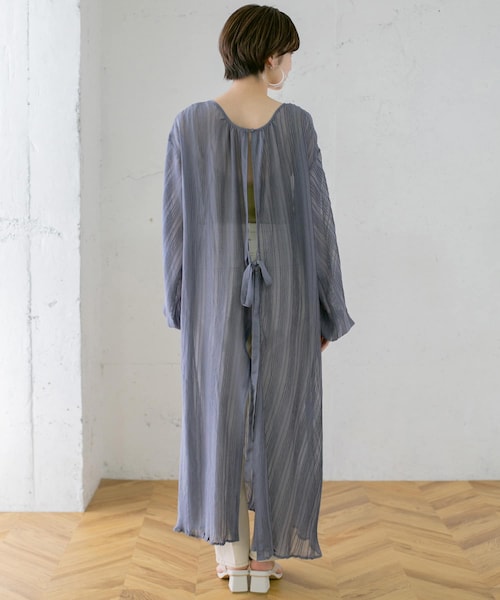 KBF（ケイビーエフ）の「2WAYプリーツシアーワンピース（）」 - WEAR