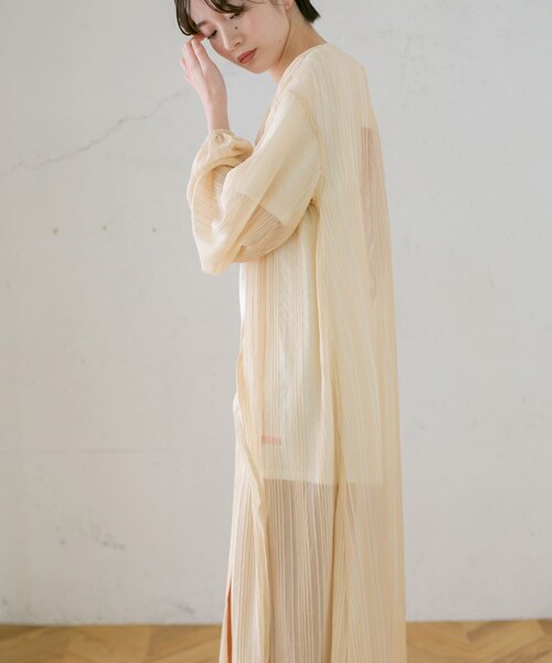 KBF（ケイビーエフ）の「2WAYプリーツシアーワンピース（）」 - WEAR